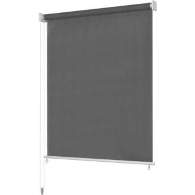 vidaXL Utendørs Rullegardin 220 x 140 cm Antrasitt 140x220cm