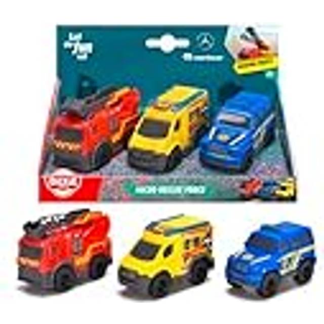Dickie Toys Mercedes Utrykningsbiler 3pk