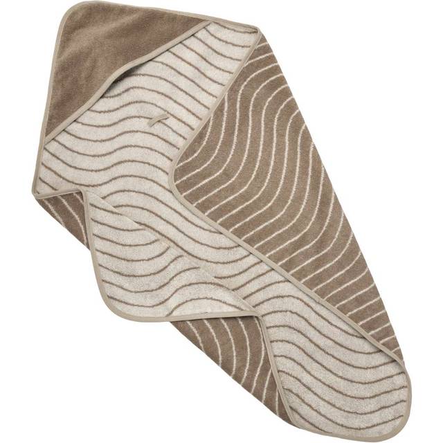 Leander Babyhåndkle med Hette, Hoodie Woodland, Cappuccino