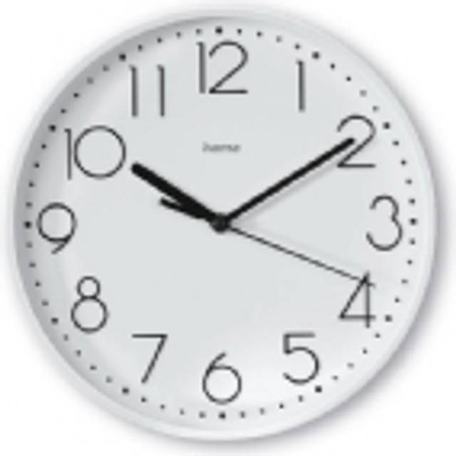 Hama Salina White Wall Watch Veggklokke