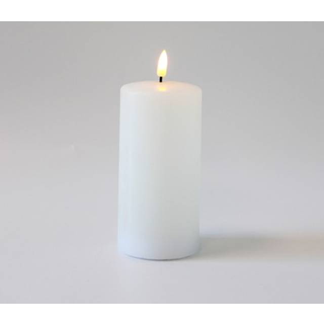 LEDlife LED Blokklys 15cm Høy Smelte-Look Ø7.5cm 15cm Høy LED-lys