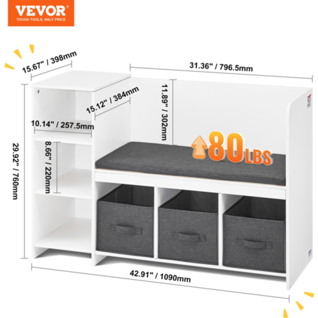 VEVOR Lesekrokbenk