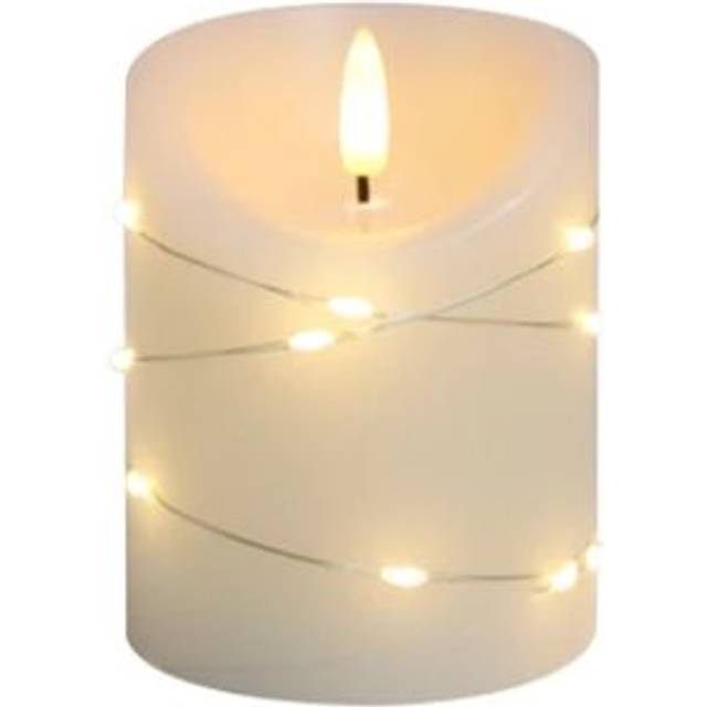 LEDlife LED Blokklys med Lyslenke Ø7.5 cm 10 cm Høy LED-lys
