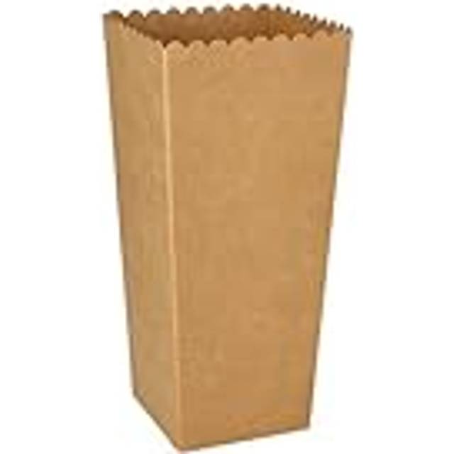 Papstar Popcornboks Papp Ren Firkantet 1300 ml