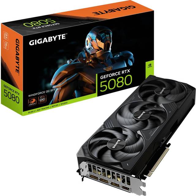 Gigabyte GeForce RTX 5080 Windforce OC SFF HDMI 3xDP 16GB