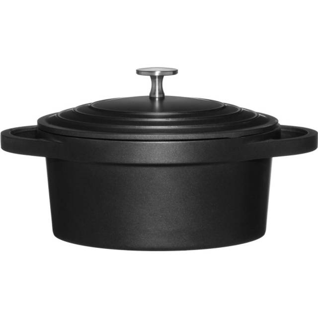 Maku Gryte Støpt Aluminium 20 cm Svart