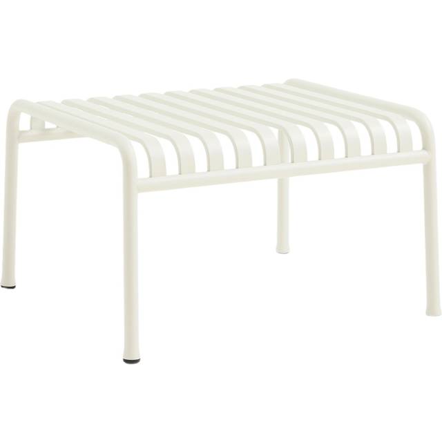 Hay Palissade Ottoman Cream White 65x60x37 cm Fotskammel