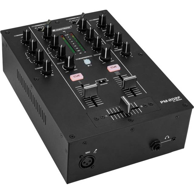Omnitronic PM-202F 2-kanals DJ Mixer Med Filter og Bluetooth