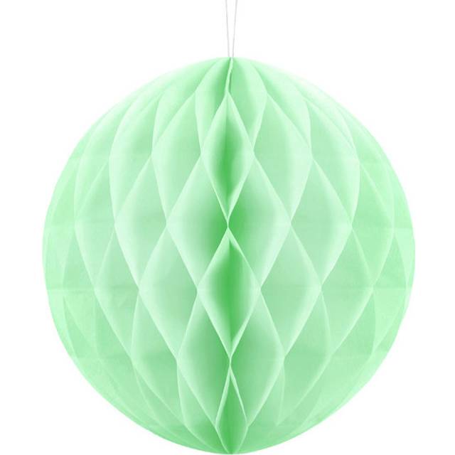 PartyDeco Pistacie Papirvæv Kugle 30 cm