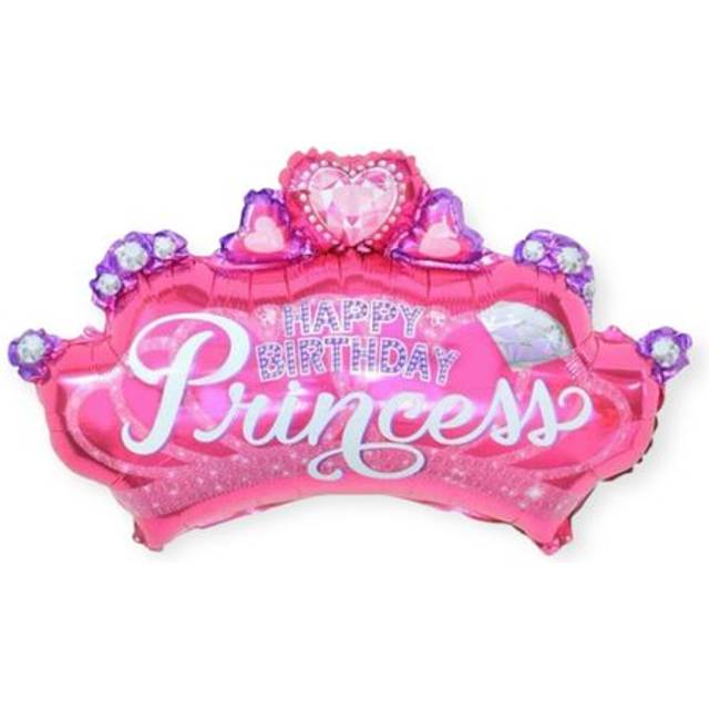 Tinka Folieballong Happy Birthday Princess 74x56cm