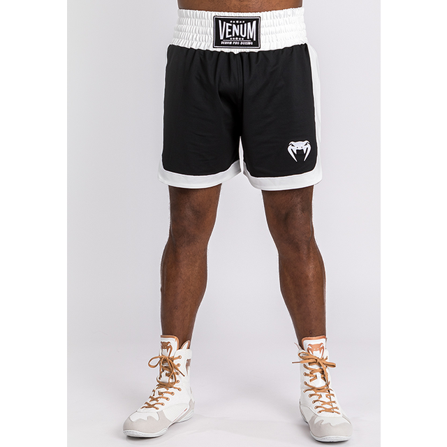 Venum Classic Boxing Shorts Black White