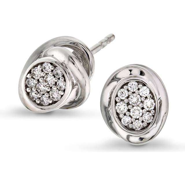 Pan Jewelry 0,15 Ct hvitt gull