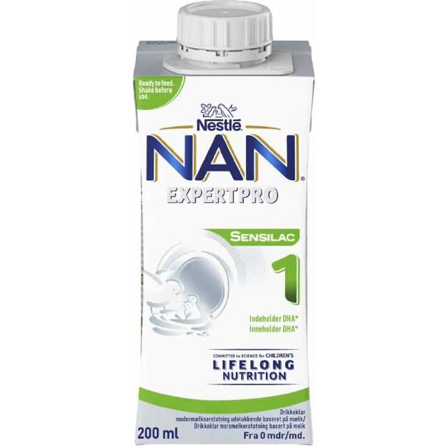 Nestlé NAN Expertpro Sensilac 1 Drikkeklar Morsmelkerstatning 20cl 1pakk