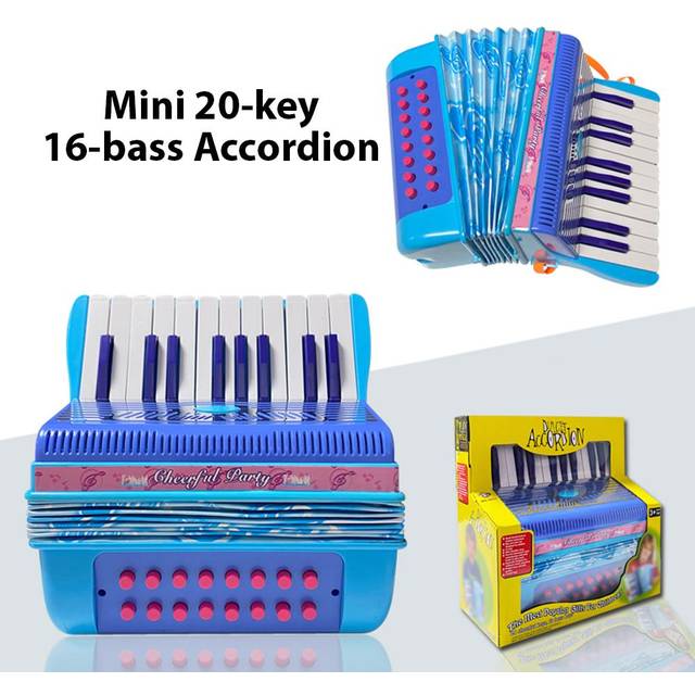 Ammoon Mini 20-Tasters 16-Bass Trekkspill