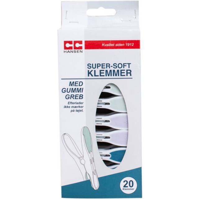 Cc Hansen Super-soft Klesklemmer 20 Stk