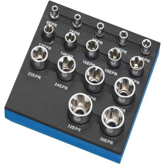 ProMeister Torx Plus EPR 16-Delers Hylsesett Hylse
