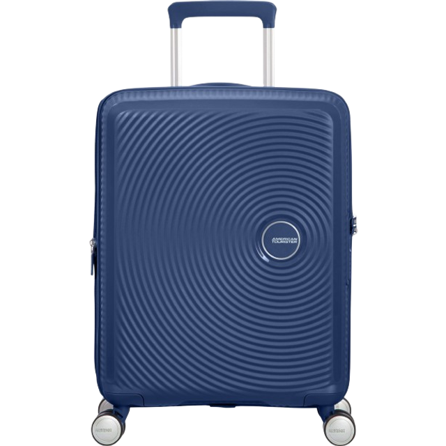American Tourister Soundbox Spinner Expandable 55cm - Midnight Navy