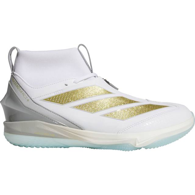 adidas Adizero Impact+ 2.0 Turf Sko - Cloud White/Gold Metallic