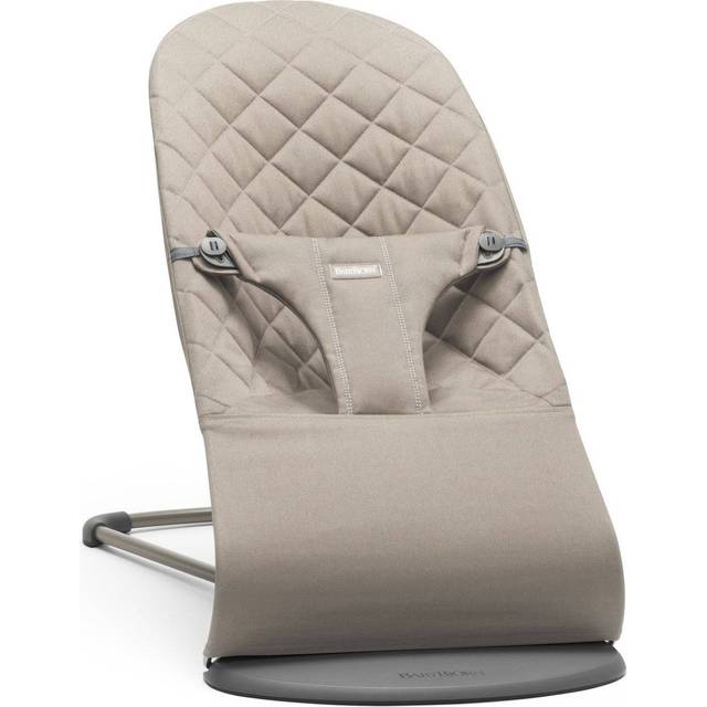BabyBjörn Bouncer Bliss Woven Classic Quilt Sand Grey