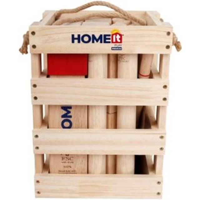 HOME It Play Premium Kongespil Kubb Gummitræ