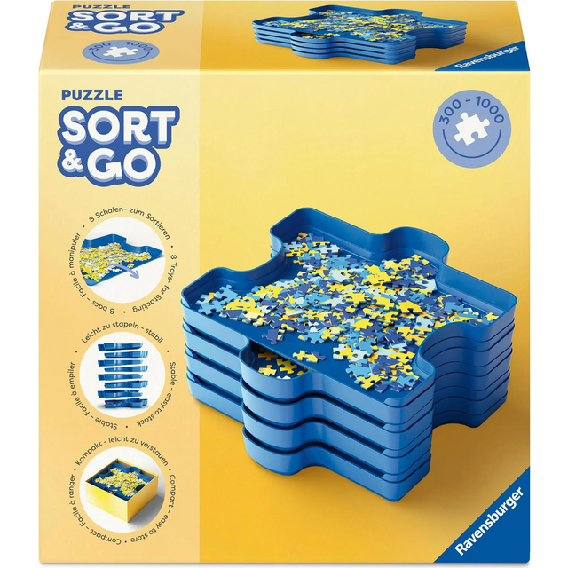 Ravensburger Sort Go Puzzle 8 Sorting Trays
