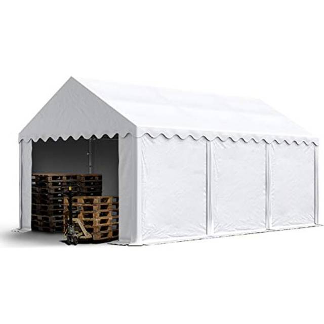 Toolport Lagertelt Hvit PVC 3x6m Byggetelt