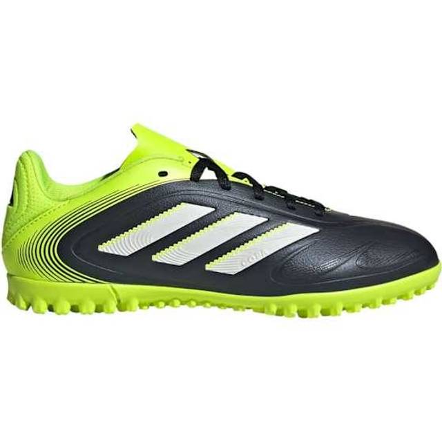 adidas Pure 3 Club Turf Fotballsko - Core Black/Cloud White/Lucid Lemon