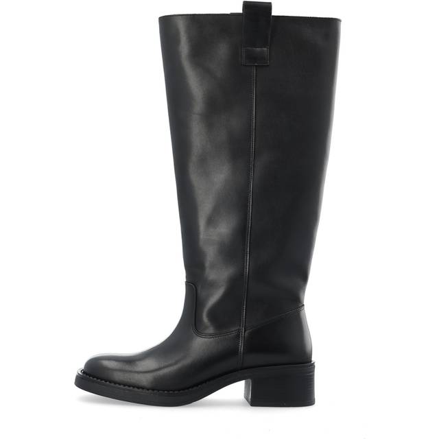 Bianco Biamary Knee High Pull On Boot Smooth Leather Støvler -