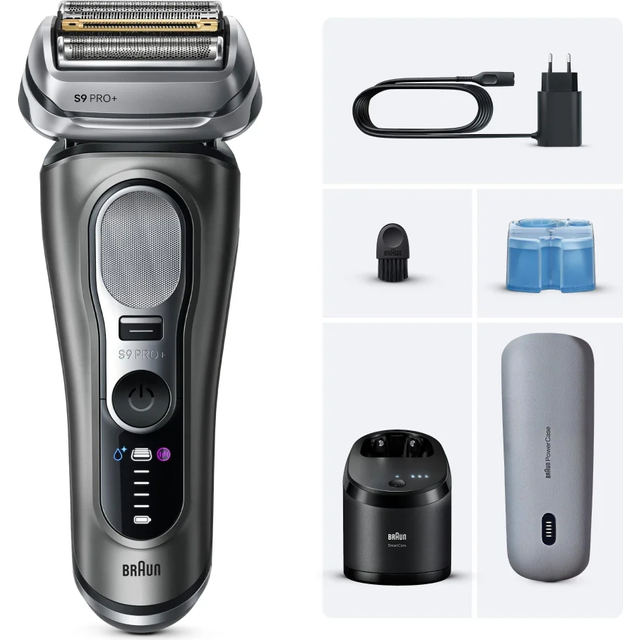 Braun Series 9 Pro Plus Wet Dry 6-in-1 SmartCare Centro PowerCase