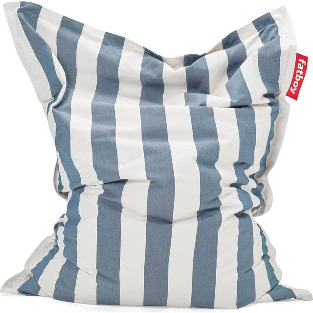 Fatboy Original Outdoor Saccosekk Stripete Havblå Sakkosekk