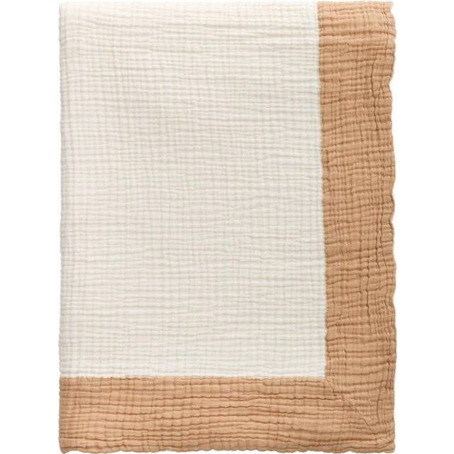 Decotique Ella Crincle 260x260 Cm Dark Sand Sengeteppe Beige (260x260cm)