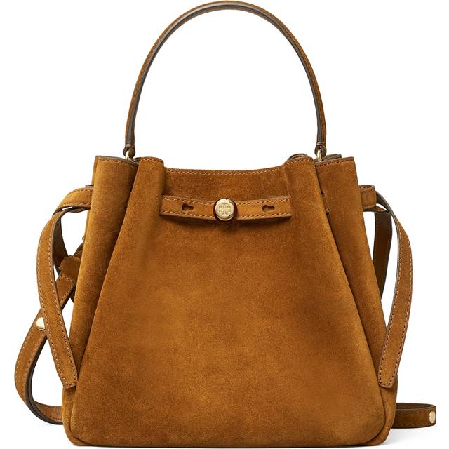 Tory Burch Romy Suede Bucket Bag - Brown