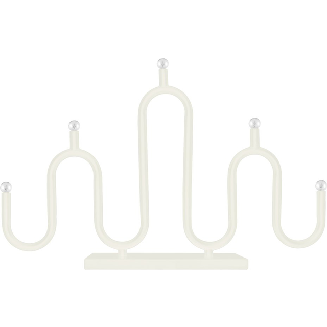 Globen Lighting Lysestake Noel 5 Hvit Kandelaber 50cm