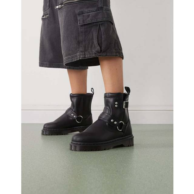 Dr. Martens Biker Boots Anistone HRNS - Black