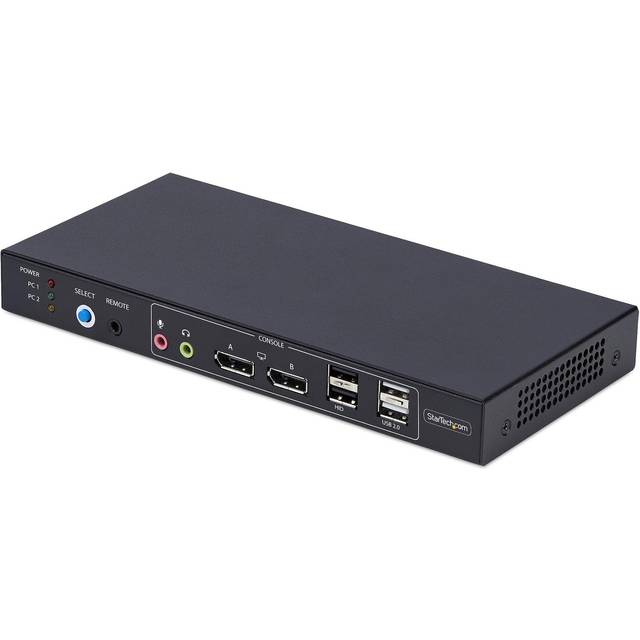 StarTech 2-Port Dual Monitor DP KVM Switch