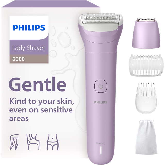 Philips Lady Shaver Series 6000 BRL138 BRL138 Lilla
