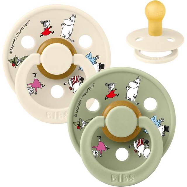 Bibs x Moomin Colour Friends Smokk 2-Pakk Lateks Str 1