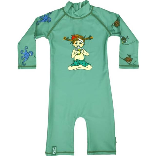 Swimpy UV-Drakt Pippi Sørhavet Grønn