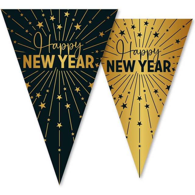 Happy New Year Vimpelguirlande
