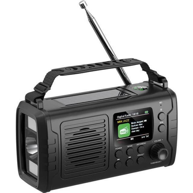 1852 Nødradio Med DAB+ Og FM Solcelle