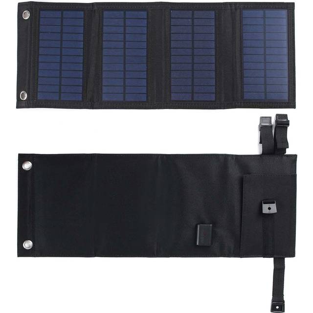 50W Solpanel Telefonlader 5V 2A USB Hurtiglader