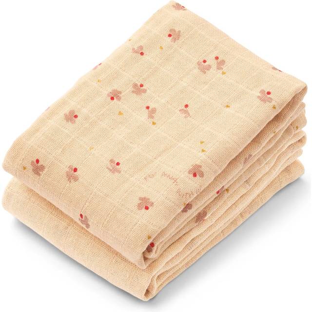 Liewood Lewis Muslin Cloth Mini Butterfly Apple Blossom Mix 2 Pakk