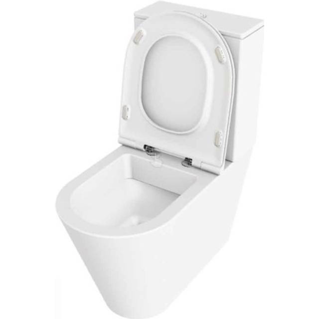 Lavabo Forma Toalett Back-to-Wall Matt Hvit