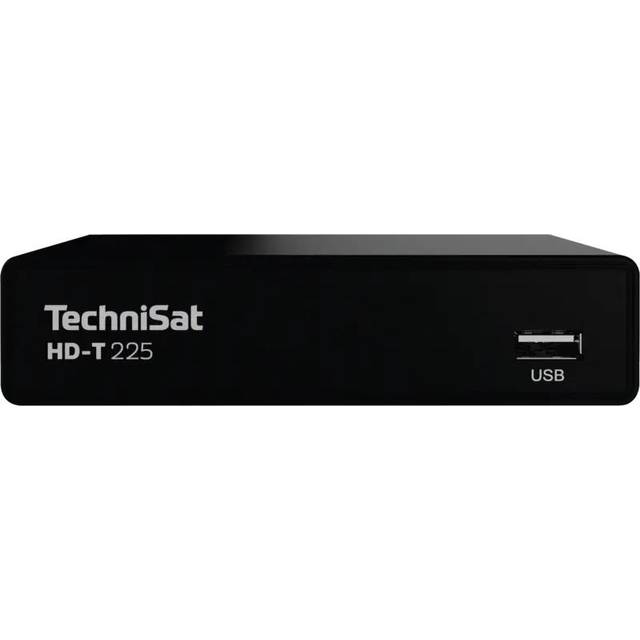 TechniSat HD-T 225 Terrestrisk Terrestrisk DVB-T DVB-T2 H-265 HEVC Sort Digital