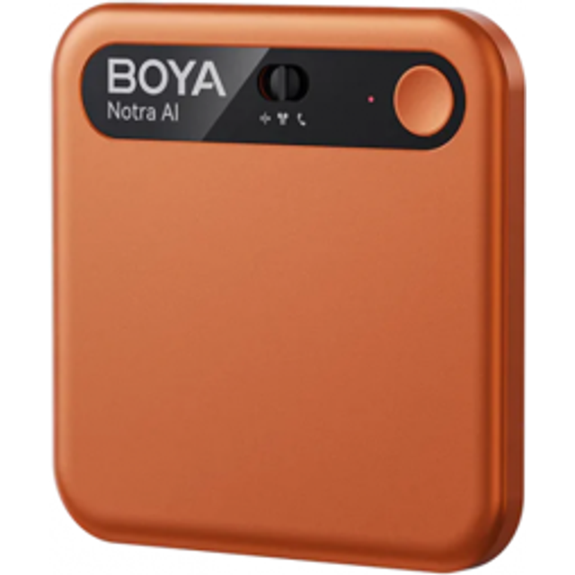 Boya Notra AI Note Taker Cosmic Orange