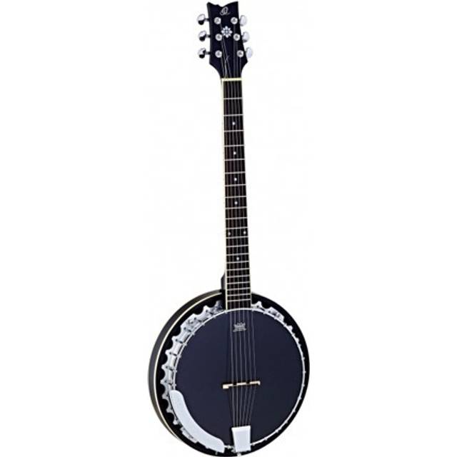 Ortega OBJ350 6-SBK Guitar Banjo Med Gigbag