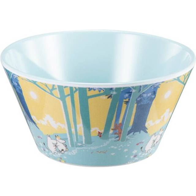 Modern House Mummi Skål 14.5 cm 75 cl Gul Blå Frokostskål