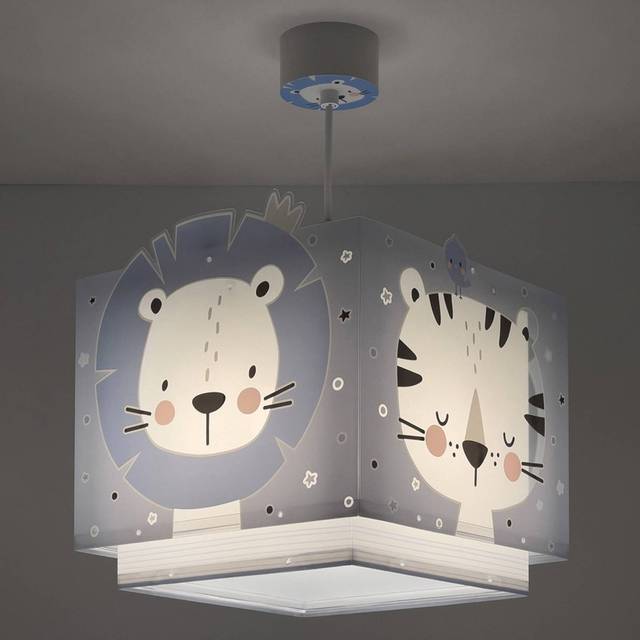 Dalber Pendellampe Baby Jungle Dimbar Blå Taklampe