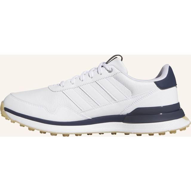 adidas Leather Spikeless Golf Sko - Cloud White/Collegiate Navy
