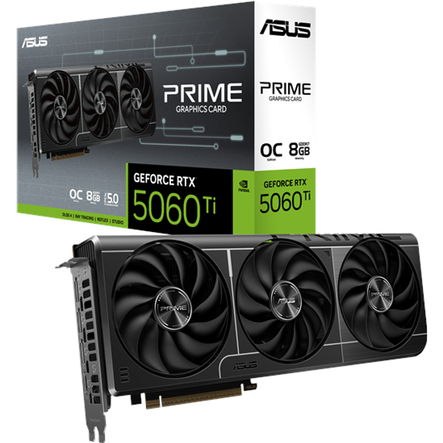 ASUS PRIME GeForce RTX 5060 Ti OC Skjermkort